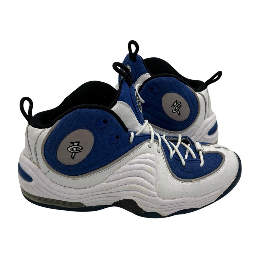 NIKE Air Penny 2 2016‎ Atlantic Blue White Athletic Sneaker Men's Sz 9.5 GUC
